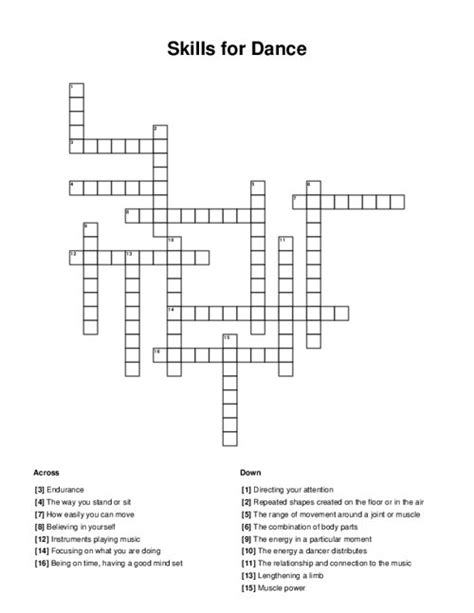 dance mix crossword clue